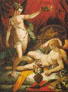 Jacopo Zucchi Amor and Psyche oil